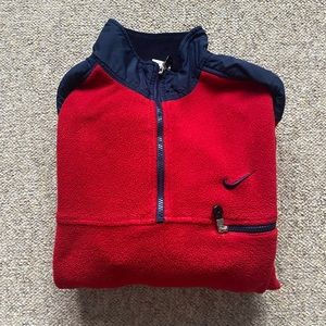 Vintage Nike Red Sports Fleece